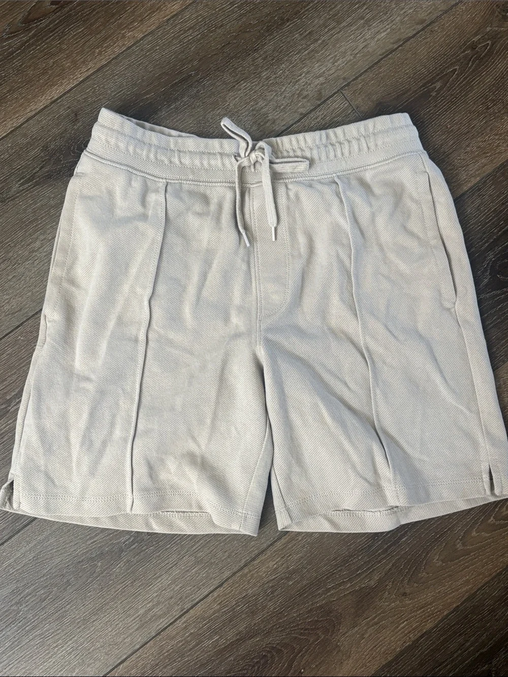 Men's Casual Drawstring Textured Shorts